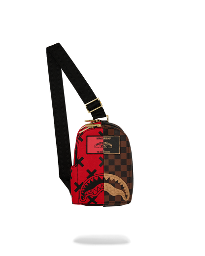 SPRAYGROUND® SLING REVERSE HALF SPLIT BACKPACK SLING