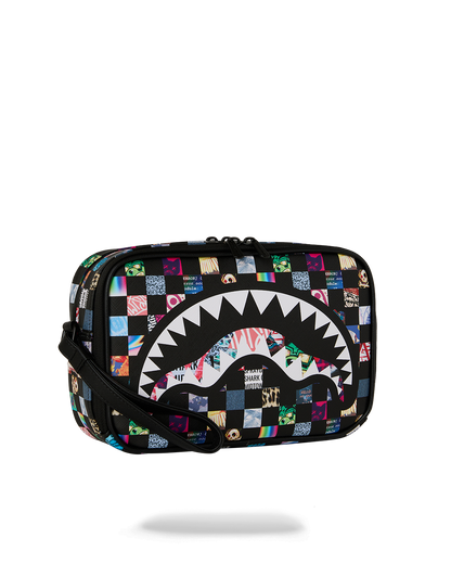 SPRAYGROUND® TOILETRY CRAZY CHECK TOILETRY BRICK