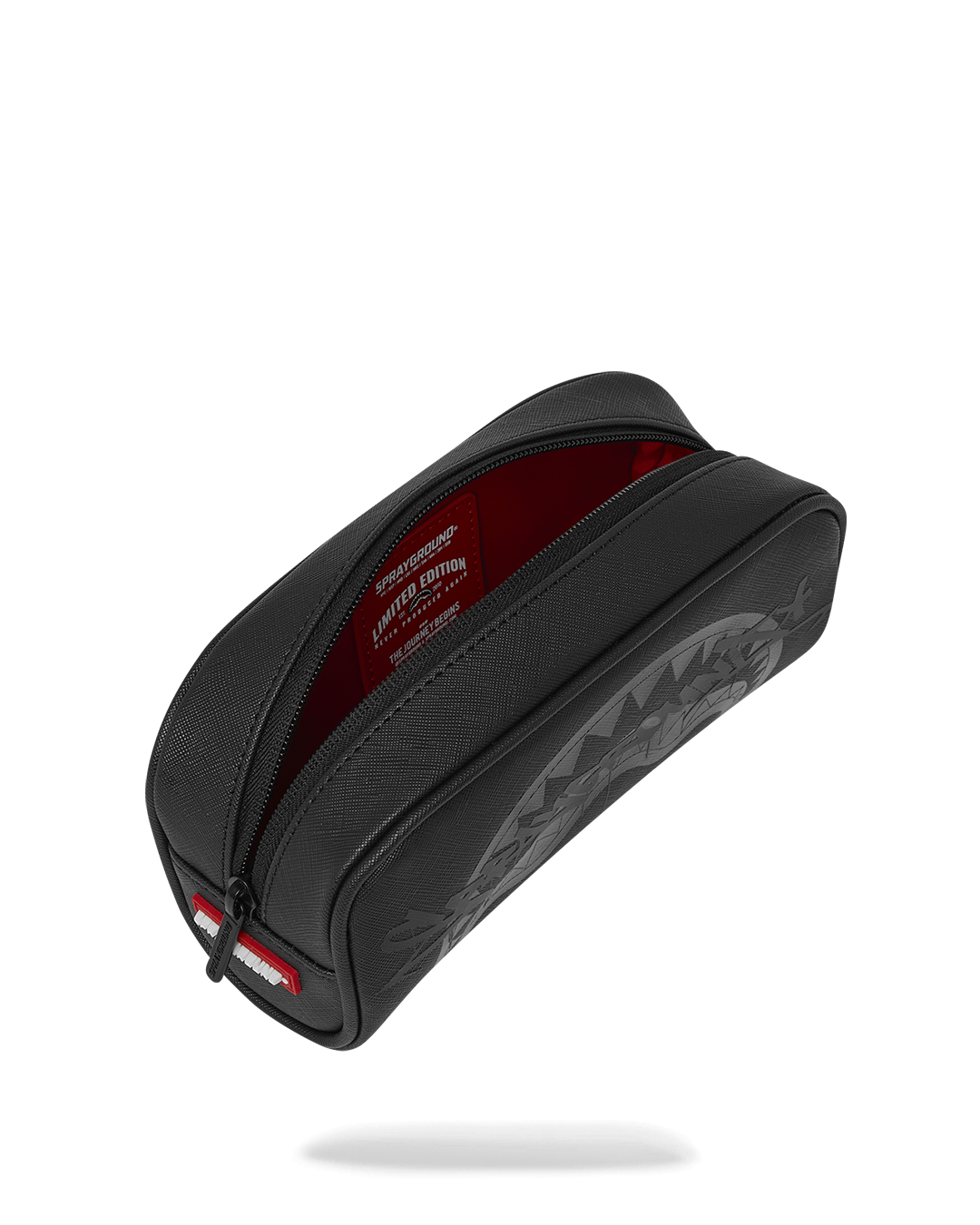 SPRAYGROUND® POUCH LUX BLACK GHOST DRIP POUCH