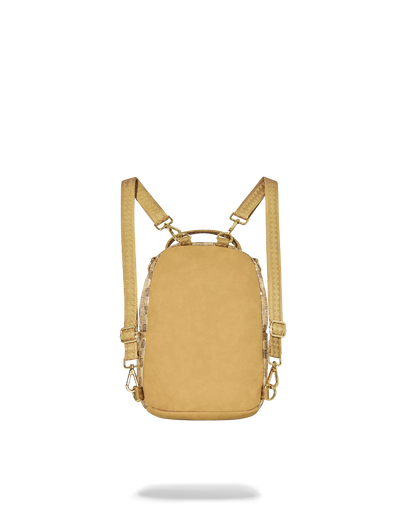 SPRAYGROUND® BACKPACK 2 TONE GOLD TRINITY MINI BACKPACK