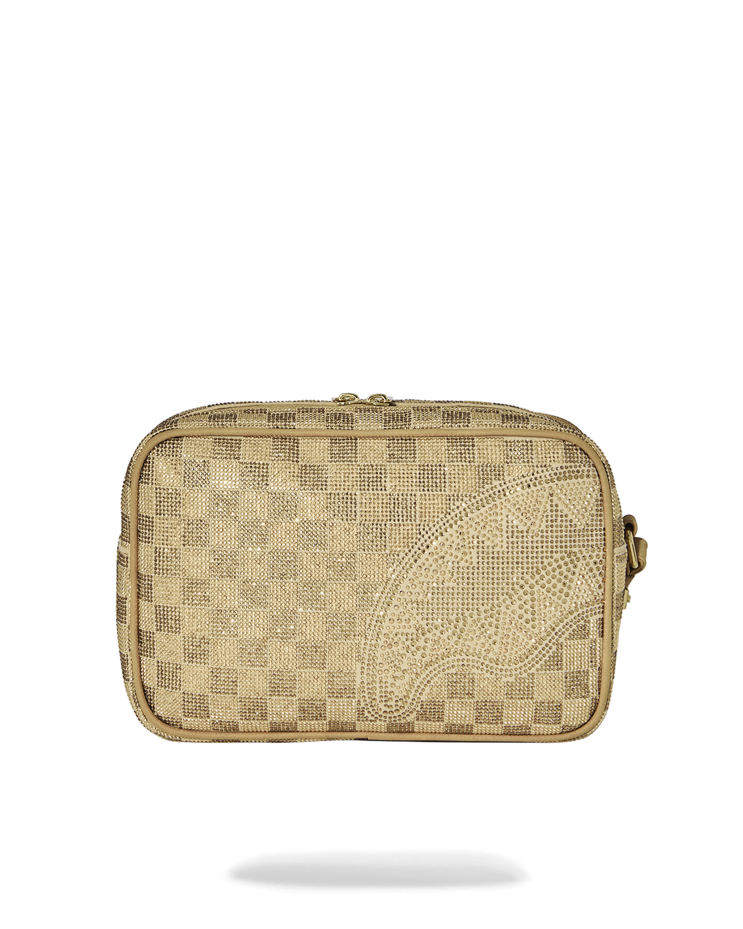 SPRAYGROUND® TOILETRY 2 TONE GOLD TRINITY TOILETRY BRICK