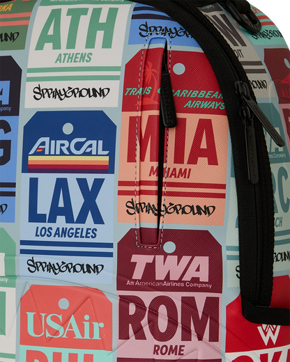 SPRAYGROUNDÂ® BACKPACK AA TWA VINTAGE LUGGAGE TAGS BACKPACK