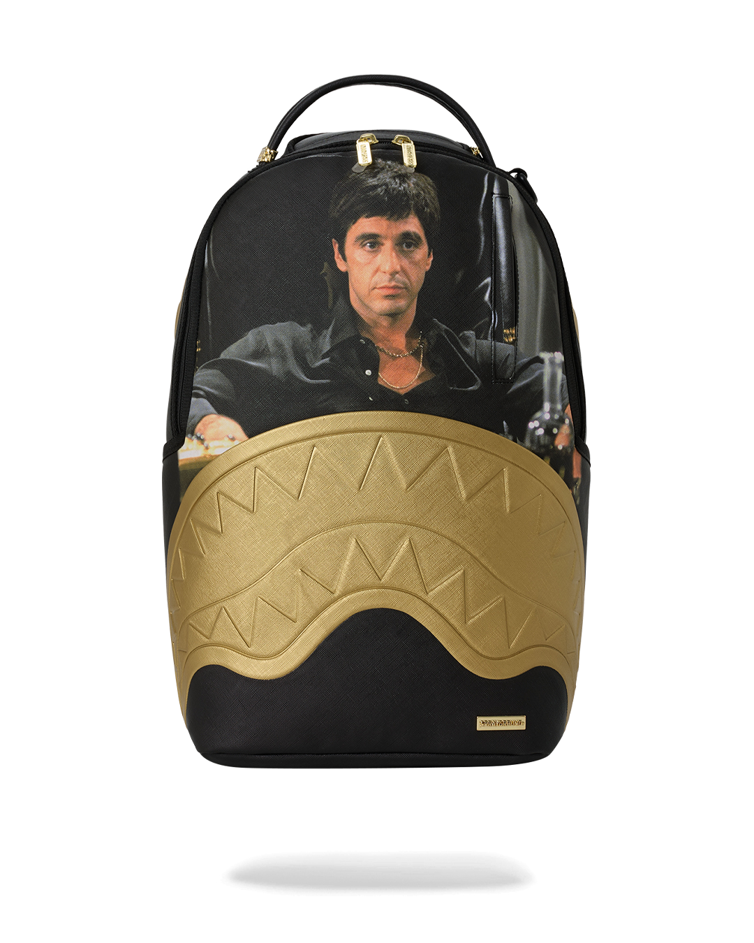 SPRAYGROUND® BACKPACK SCARFACE GOLD EMBOSSED BACKPACK