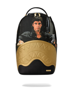 SPRAYGROUND® BACKPACK SCARFACE GOLD EMBOSSED BACKPACK