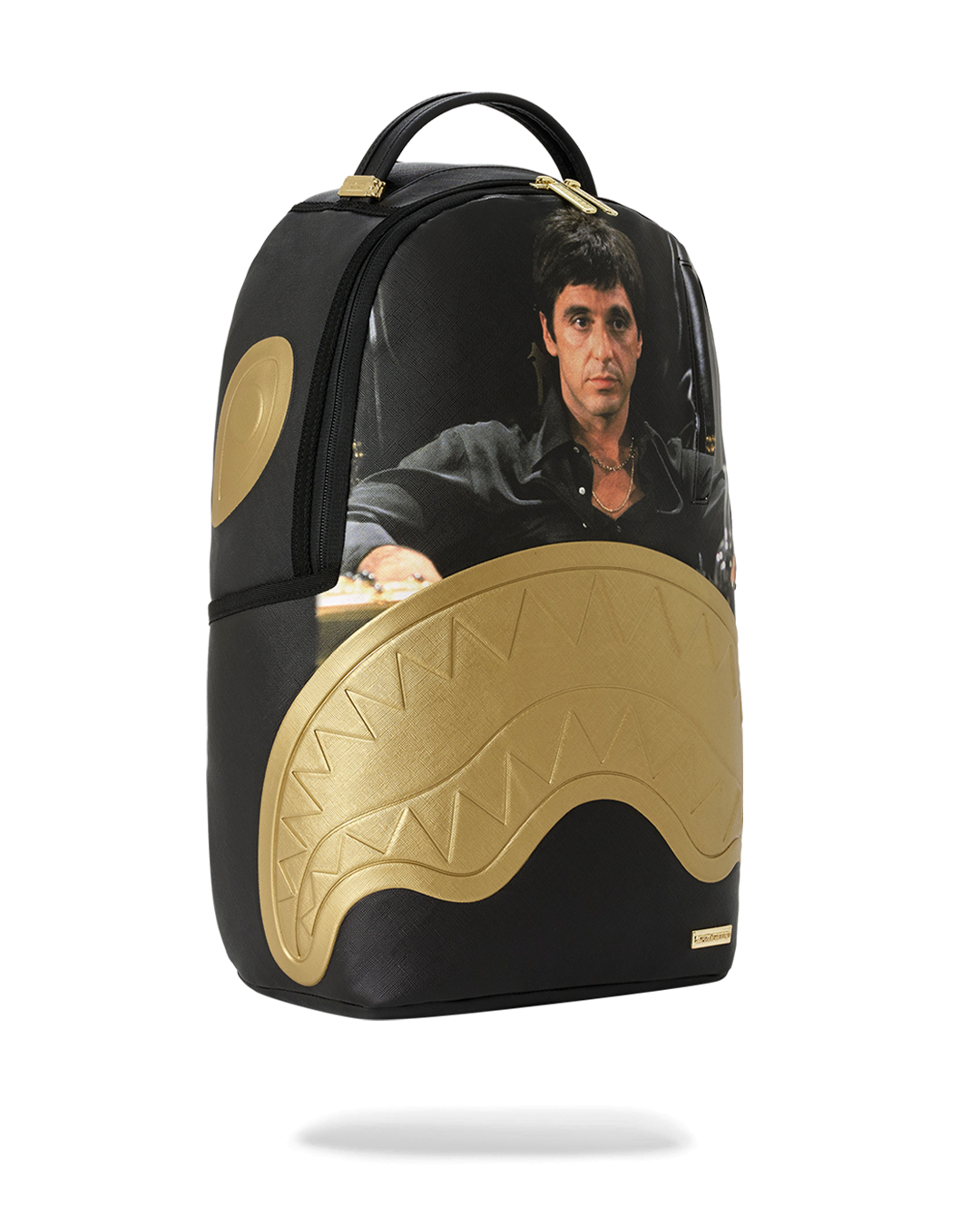 SPRAYGROUND® BACKPACK SCARFACE GOLD EMBOSSED BACKPACK