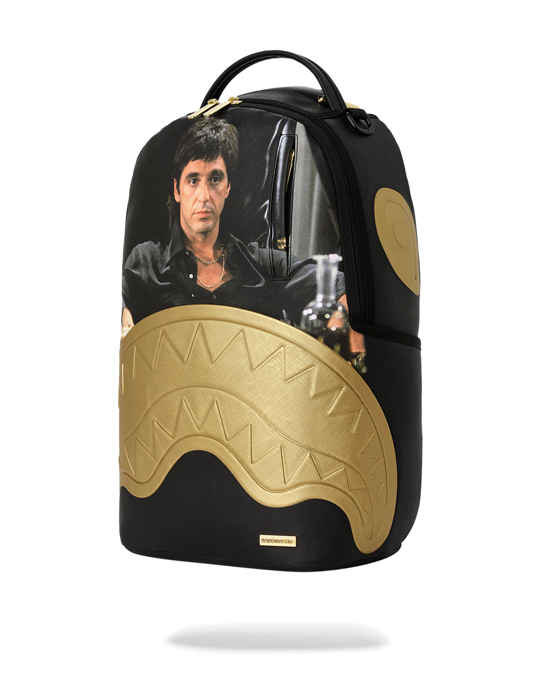 SPRAYGROUND® BACKPACK SCARFACE GOLD EMBOSSED BACKPACK