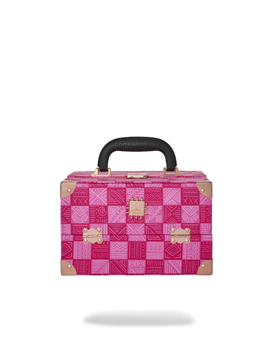 SPRAYGROUND® JEWELRY CASE A.I. AFRICAN INTELLIGENCE THE SUNSET RESET JEWELRY CASE - SANDFLOWER COLLAB