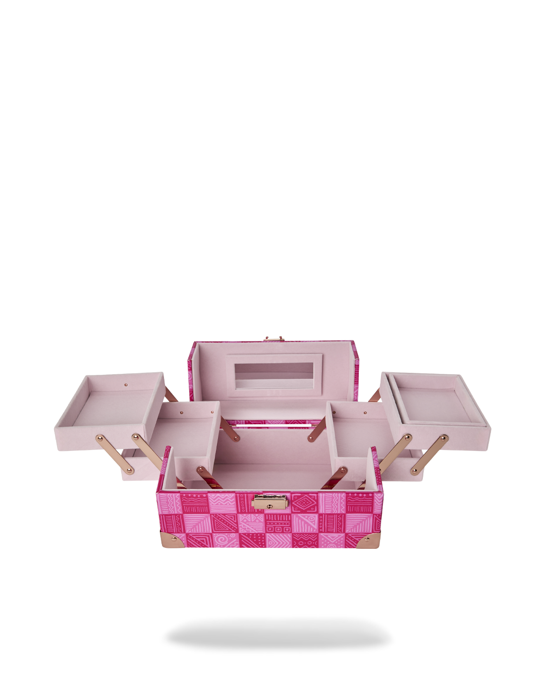 SPRAYGROUND® JEWELRY CASE A.I. AFRICAN INTELLIGENCE THE SUNSET RESET JEWELRY CASE - SANDFLOWER COLLAB