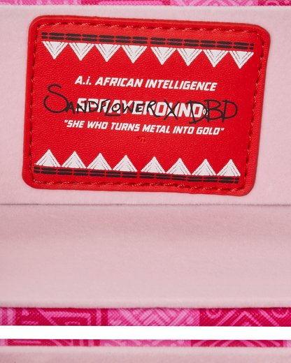 SPRAYGROUND® JEWELRY CASE A.I. AFRICAN INTELLIGENCE THE SUNSET RESET JEWELRY CASE - SANDFLOWER COLLAB