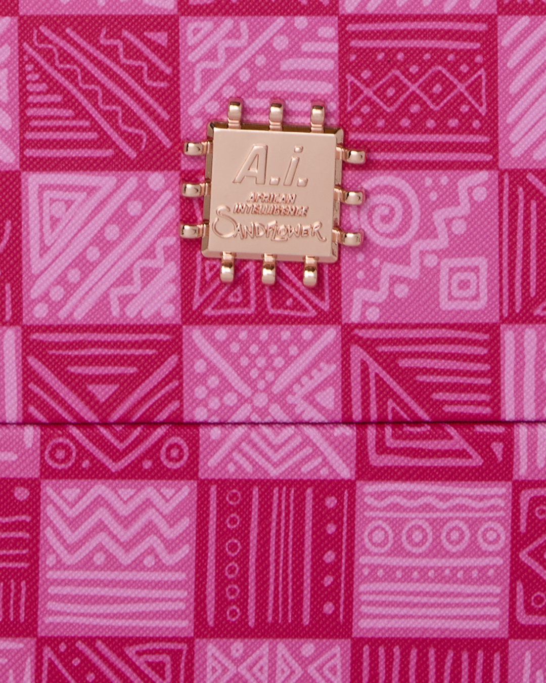 SPRAYGROUND® JEWELRY CASE A.I. AFRICAN INTELLIGENCE THE SUNSET RESET JEWELRY CASE - SANDFLOWER COLLAB