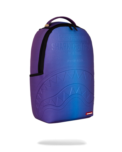 SPRAYGROUND® BACKPACK SHARK CENTRAL EMBOSSED DUSK NYLON BACKPACK