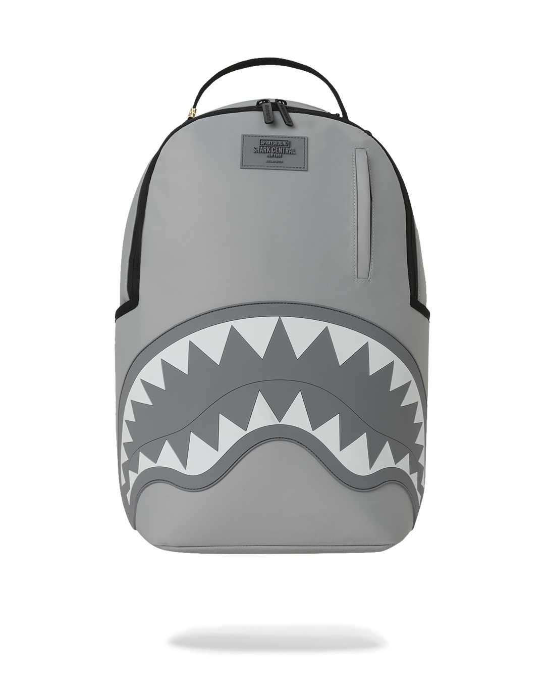 SPRAYGROUNDÂ® BACKPACK SHARK CENTRAL TONAL GRAY NYLON BACKPACK