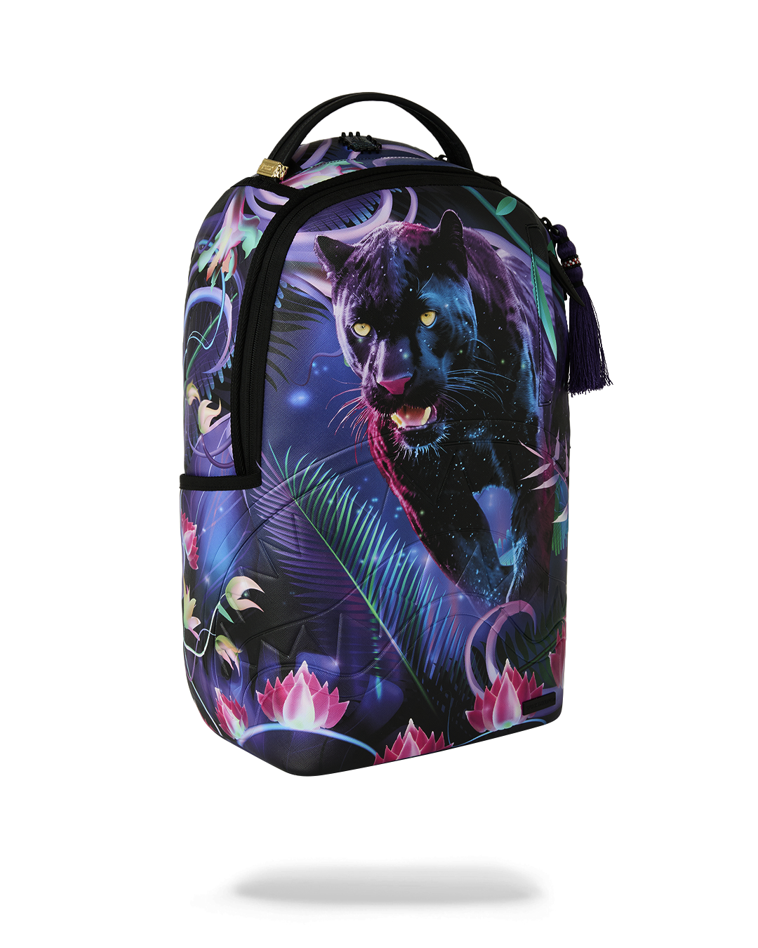SPRAYGROUND® BACKPACK A.I. AFRICAN INTELLIGENCE INDIGO DUSK BACKPACK - SANDFLOWER COLLAB