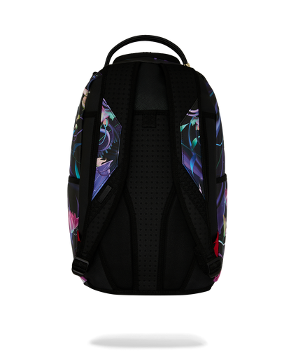 SPRAYGROUND® BACKPACK A.I. AFRICAN INTELLIGENCE INDIGO DUSK BACKPACK - SANDFLOWER COLLAB