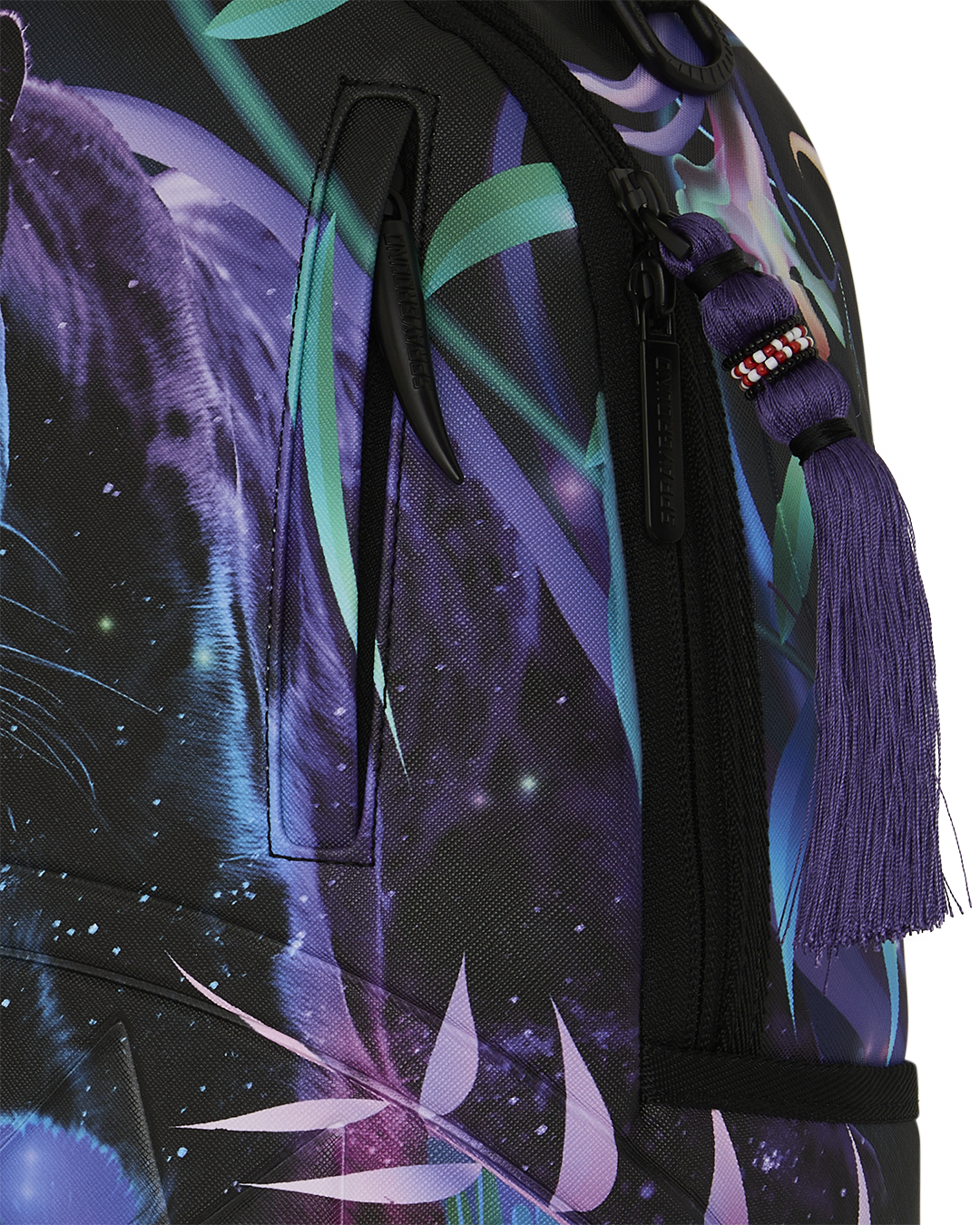 SPRAYGROUND® BACKPACK A.I. AFRICAN INTELLIGENCE INDIGO DUSK BACKPACK - SANDFLOWER COLLAB