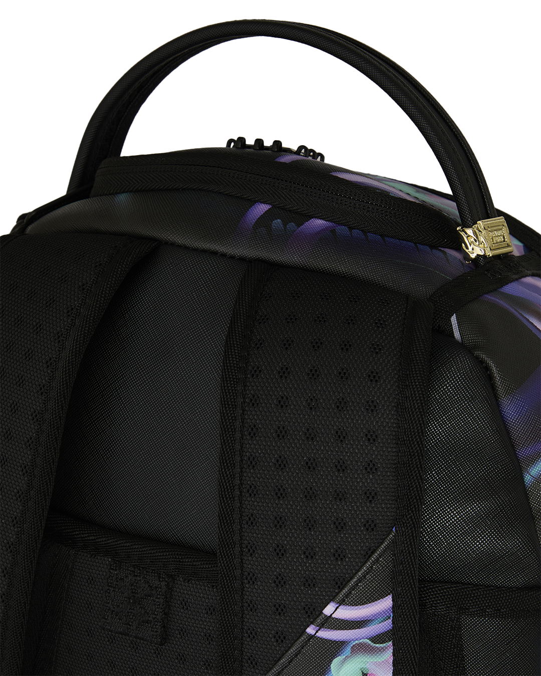 SPRAYGROUND® BACKPACK A.I. AFRICAN INTELLIGENCE INDIGO DUSK BACKPACK - SANDFLOWER COLLAB