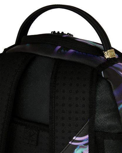 SPRAYGROUND® BACKPACK A.I. AFRICAN INTELLIGENCE INDIGO DUSK BACKPACK - SANDFLOWER COLLAB