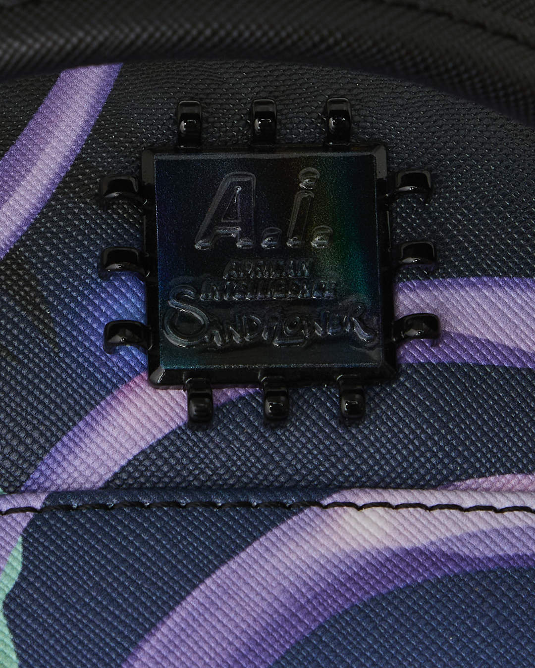 SPRAYGROUND® BACKPACK A.I. AFRICAN INTELLIGENCE INDIGO DUSK BACKPACK - SANDFLOWER COLLAB