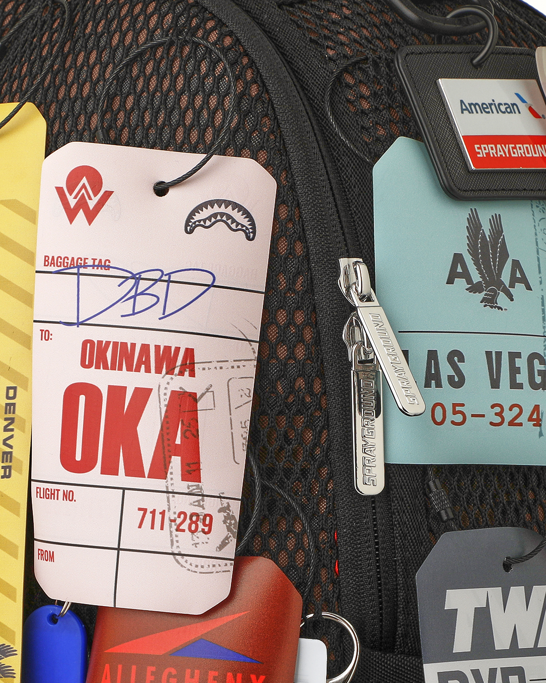 SPRAYGROUNDÂ® BACKPACK AA HANGING LUGGAGE TAGS BACKPACK
