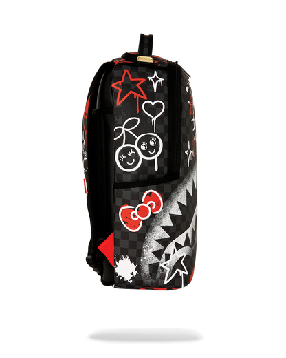 SPRAYGROUND® BACKPACK HELLO KITTY GRUNGY SHARKMOUTH BACKPACK