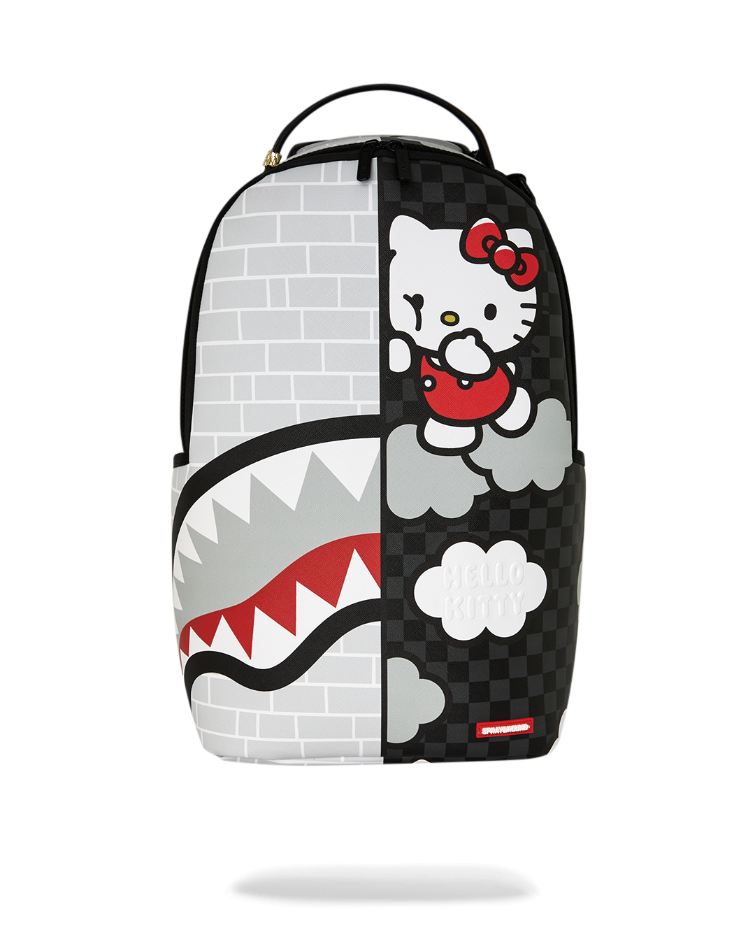 SPRAYGROUND® BACKPACK HELLO KITTY OFFICIAL COLLAB - BRICK WALL SPLIT BACKPACK