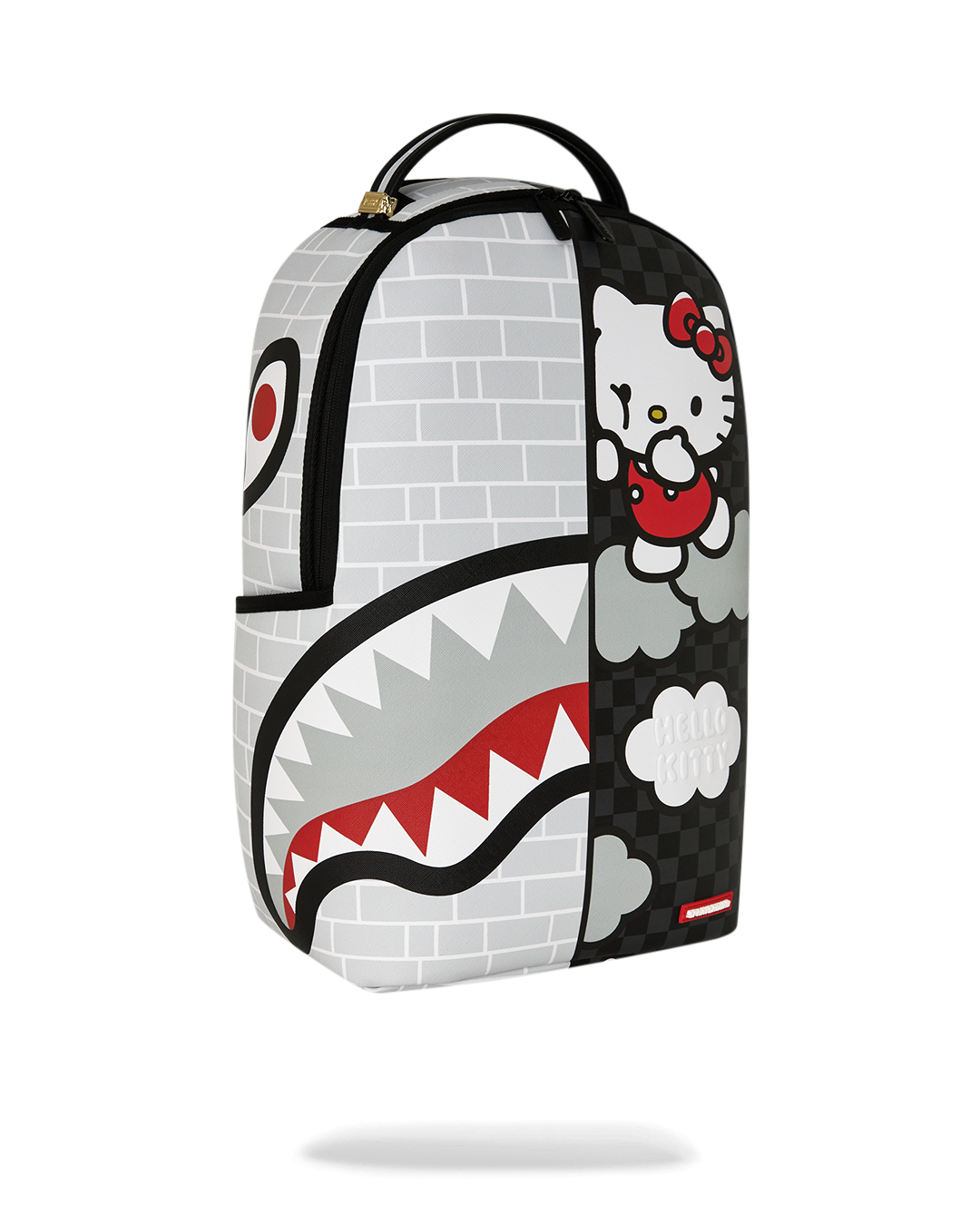 SPRAYGROUND® BACKPACK HELLO KITTY OFFICIAL COLLAB - BRICK WALL SPLIT BACKPACK