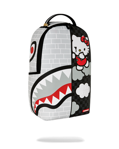SPRAYGROUND® BACKPACK HELLO KITTY OFFICIAL COLLAB - BRICK WALL SPLIT BACKPACK