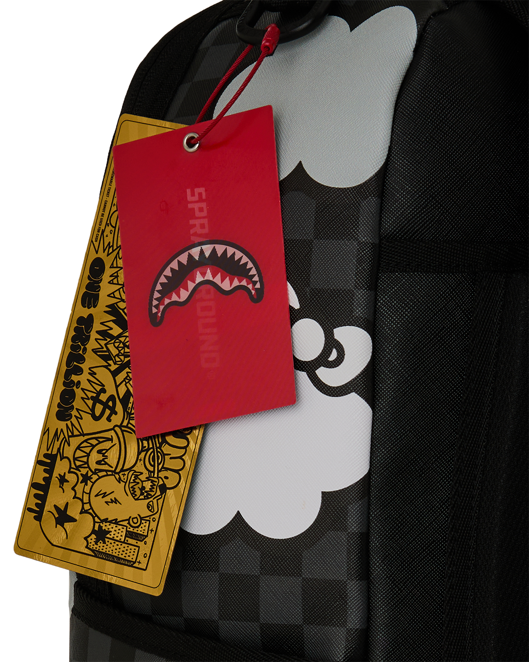 SPRAYGROUND® BACKPACK HELLO KITTY OFFICIAL COLLAB - BRICK WALL SPLIT BACKPACK
