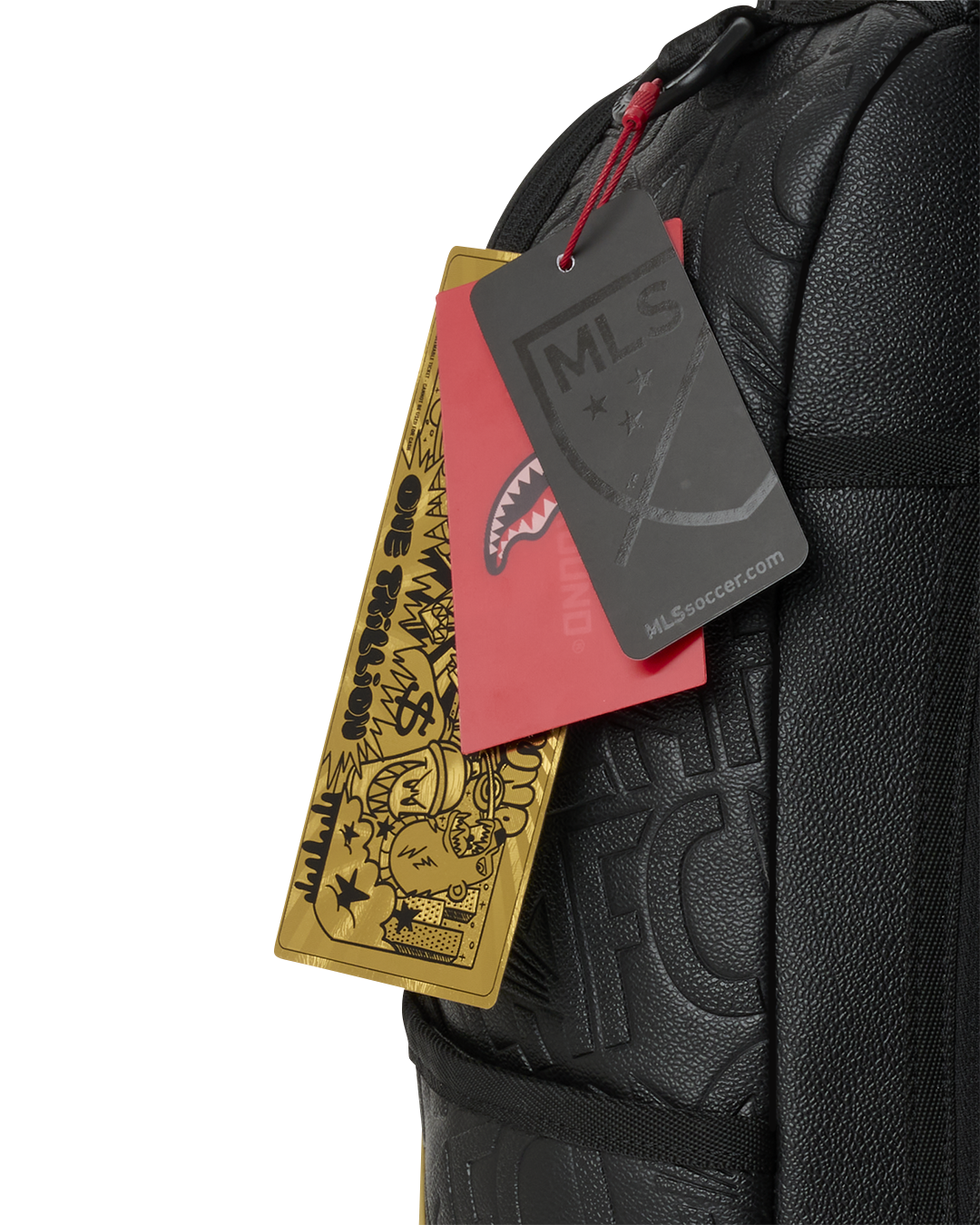 SPRAYGROUNDÂ® BACKPACK MLS LAFC GOLD SHARKMOUTH DLXSV BACKPACK