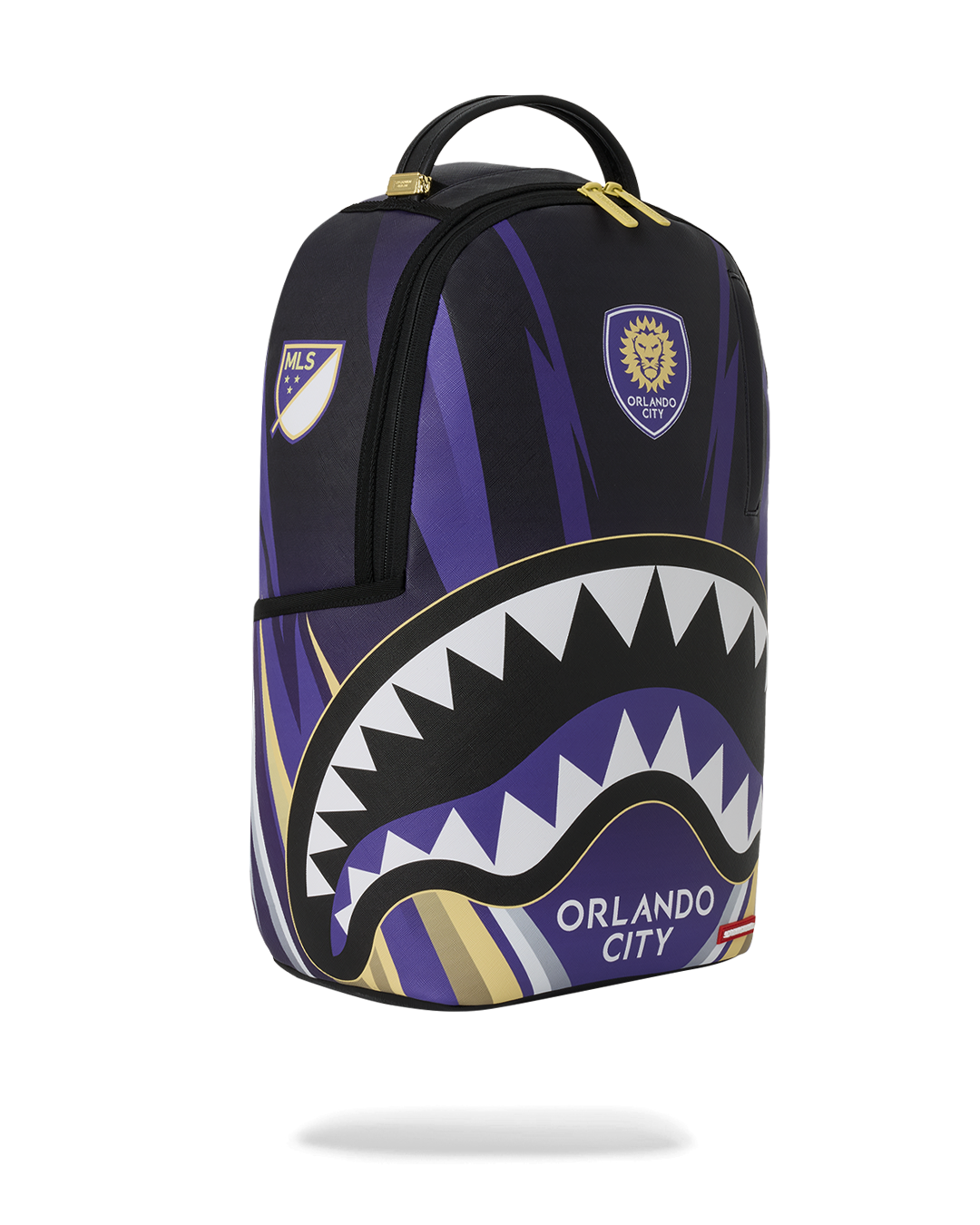 SPRAYGROUNDÂ® BACKPACK MLS ORLANDO CITY SHARKMOUTH DLXSV BACKPACK