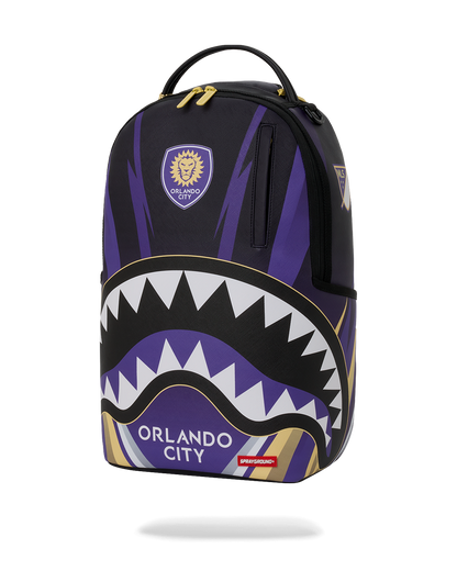 SPRAYGROUNDÂ® BACKPACK MLS ORLANDO CITY SHARKMOUTH DLXSV BACKPACK
