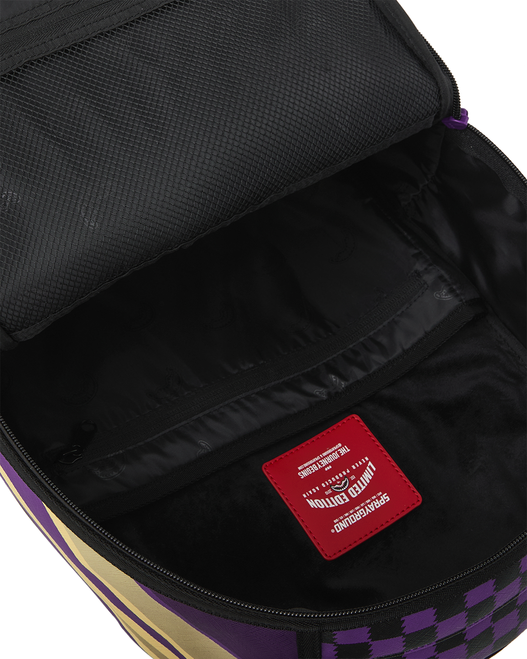 SPRAYGROUND® BACKPACK MLS COLLAB - ORLANDO CITY CHECK SPLIT DLXSV BACKPACK