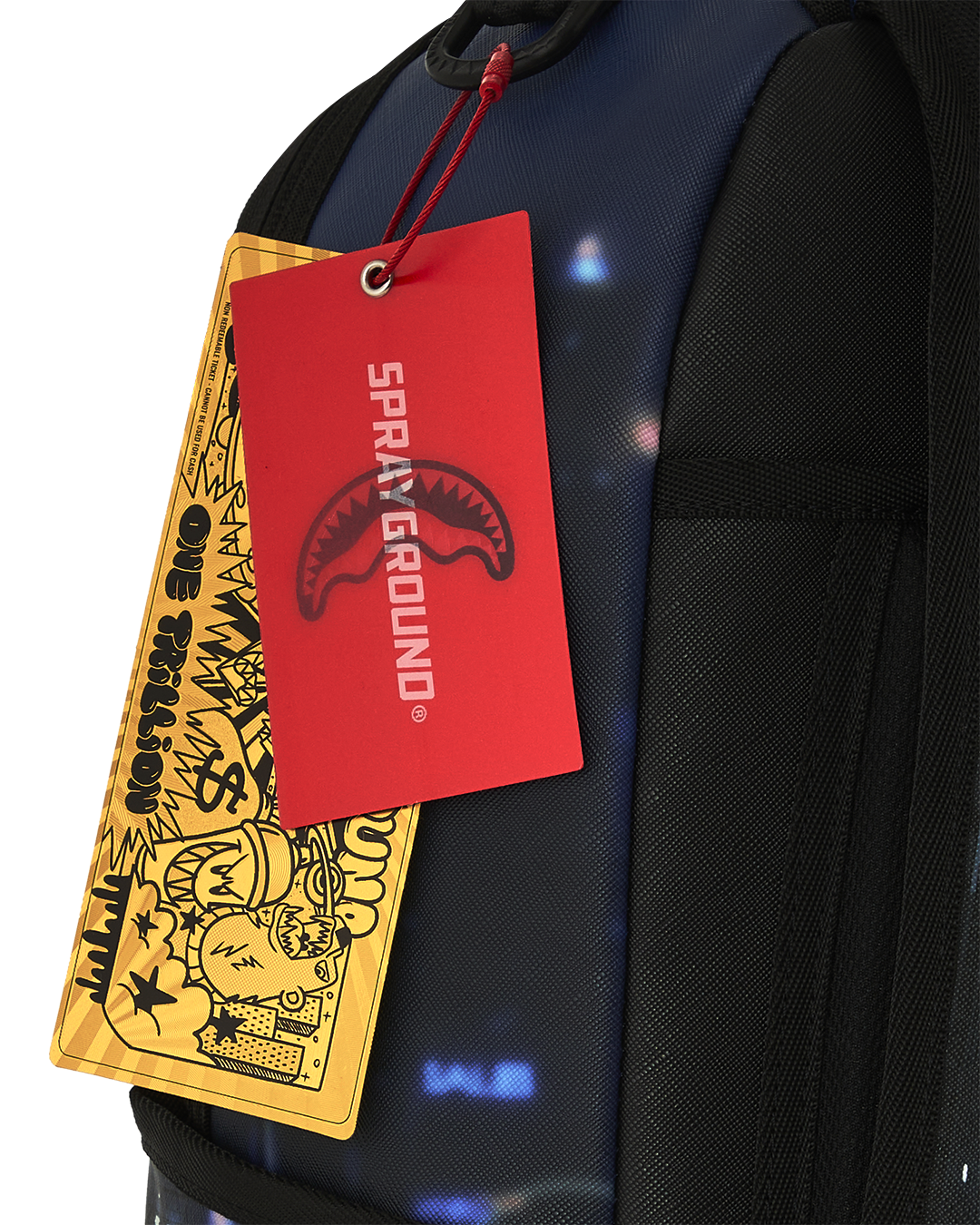SPRAYGROUNDÂ® BACKPACK USSF x DC BATMAN OVER SHARKMOUTH BACKPACK