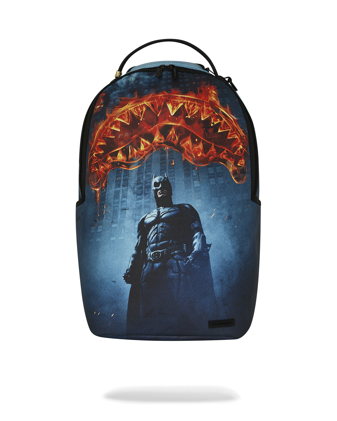 SPRAYGROUND® BACKPACK USSF x DC BATMAN FLAMING EMBLEMS BACKPACK