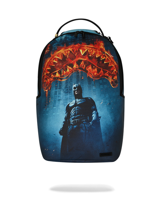 SPRAYGROUND® BACKPACK USSF x DC BATMAN FLAMING EMBLEMS BACKPACK
