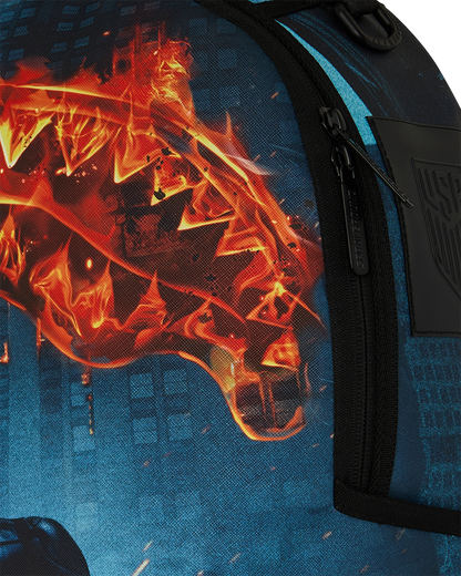 SPRAYGROUND® BACKPACK USSF x DC BATMAN FLAMING EMBLEMS BACKPACK