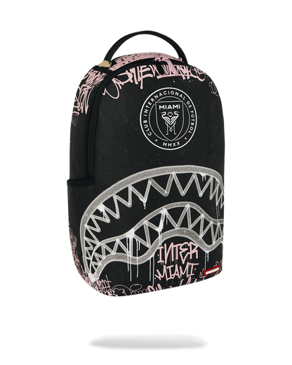 SPRAYGROUND® BACKPACK MLS COLLAB - INTERMIAMI STREETART (BLK) DLXSV BACKPACK