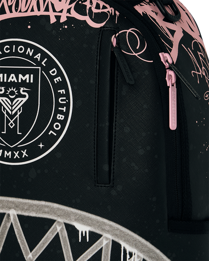 SPRAYGROUND® BACKPACK MLS COLLAB - INTERMIAMI STREETART (BLK) DLXSV BACKPACK