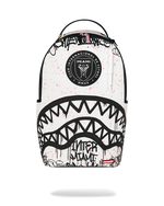 SPRAYGROUND® BACKPACK MLS COLLAB - INTERMIAMI STREETART (WHT) DLXSV BACKPACK