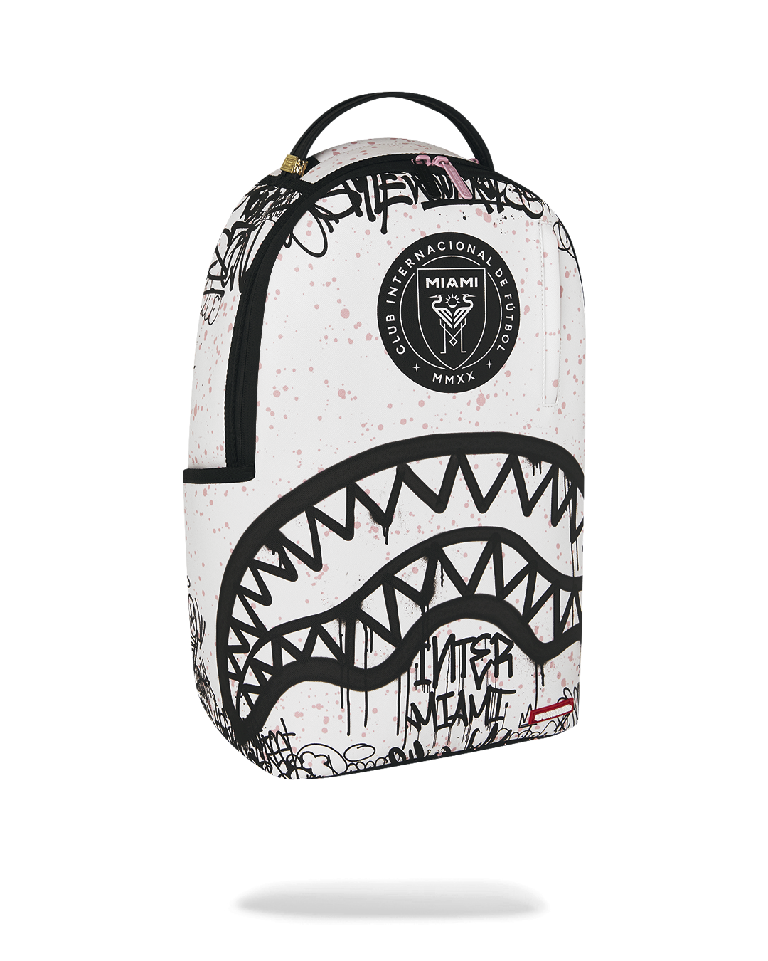 SPRAYGROUND® BACKPACK MLS COLLAB - INTERMIAMI STREETART (WHT) DLXSV BACKPACK