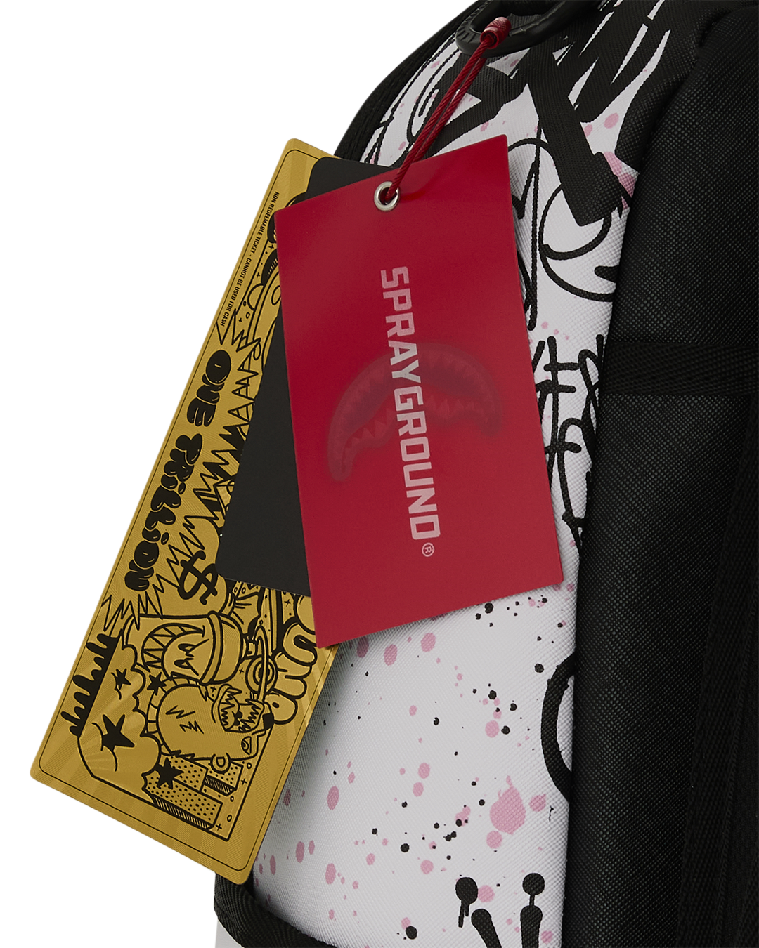 SPRAYGROUND® BACKPACK MLS COLLAB - INTERMIAMI STREETART (WHT) DLXSV BACKPACK