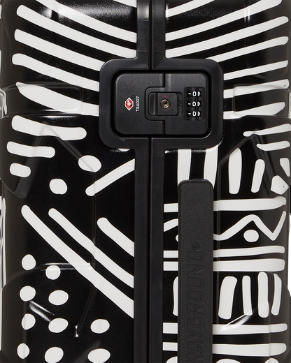 SPRAYGROUND® LUGGAGE A.I.8 AFRICAN INTELLIGENCE - ORIGIN STORY SHARKNAUTICS HARDSHELL CARRY-ON LUGGAGE