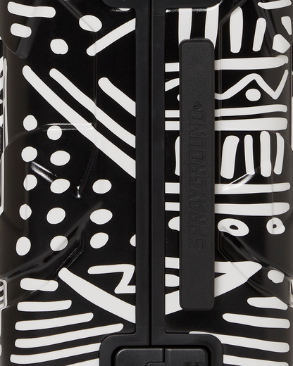 SPRAYGROUND® LUGGAGE A.I.8 AFRICAN INTELLIGENCE - ORIGIN STORY SHARKNAUTICS HARDSHELL CARRY-ON LUGGAGE