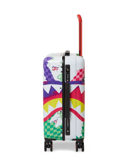 SPRAYGROUND® LUGGAGE DREAMY TECHNICOLOR SHARKNAUTICS HARDSHELL CARRY-ON LUGGAGE