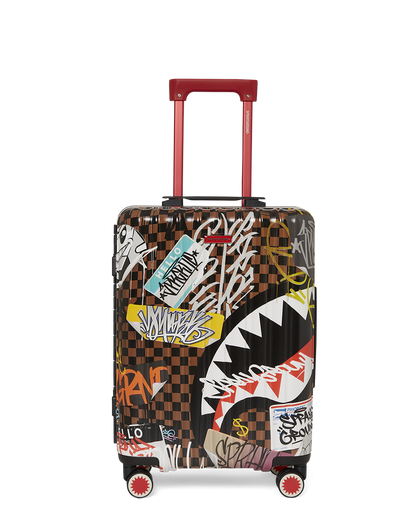 SPRAYGROUND® LUGGAGE SHARKS IN PARIS THE RIZZ SHARKNAUTICS HARDSHELL CARRY-ON LUGGAGE