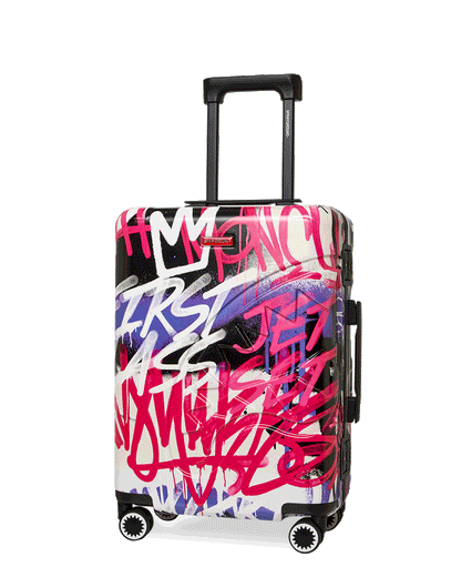SPRAYGROUND® LUGGAGE VANDAL COUTURE SHARKNAUTICS HARDSHELL CARRY-ON LUGGAGE