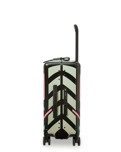 SPRAYGROUND® LUGGAGE A.I. PATH TO THE FUTURE III HARDSHELL CARRY-ON LUGGAGE - SANDFLOWER COLLAB