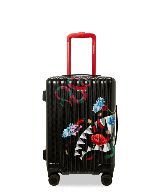 SPRAYGROUND® LUGGAGE SNAKES ON A HARDSHELL CARRY-ON LUGGAGE