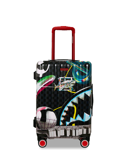 SPRAYGROUND® LUGGAGE MIND TRIP SHARK DOSE SHARKNAUTICS HARDSHELL CARRY-ON LUGGAGE