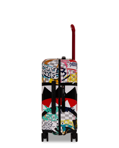 SPRAYGROUND® LUGGAGE CREATE ANOTHER DAY SHARKNAUTICS HARDSHELL CARRY-ON LUGGAGE